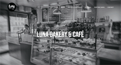 Desktop Screenshot of lunabakerycafe.com